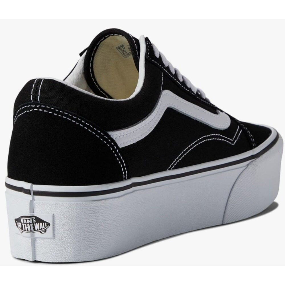 Vans Old Skool Black Suede Stackform Sneakers Size M7.5 W9 New MSRP $80 - Picture 2 of 9